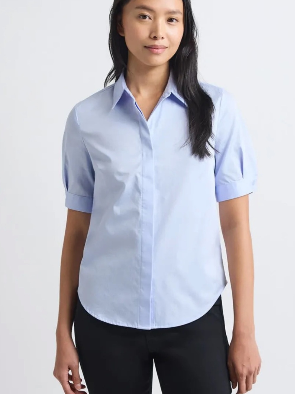Light Blue Short-Sleeve shirt